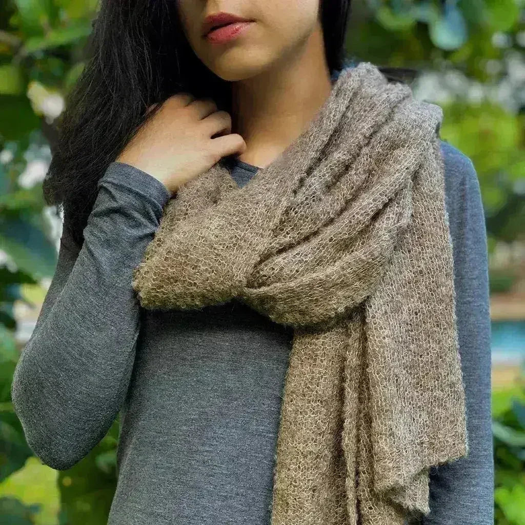 Écharpe en alpaga ultra douce Automne
