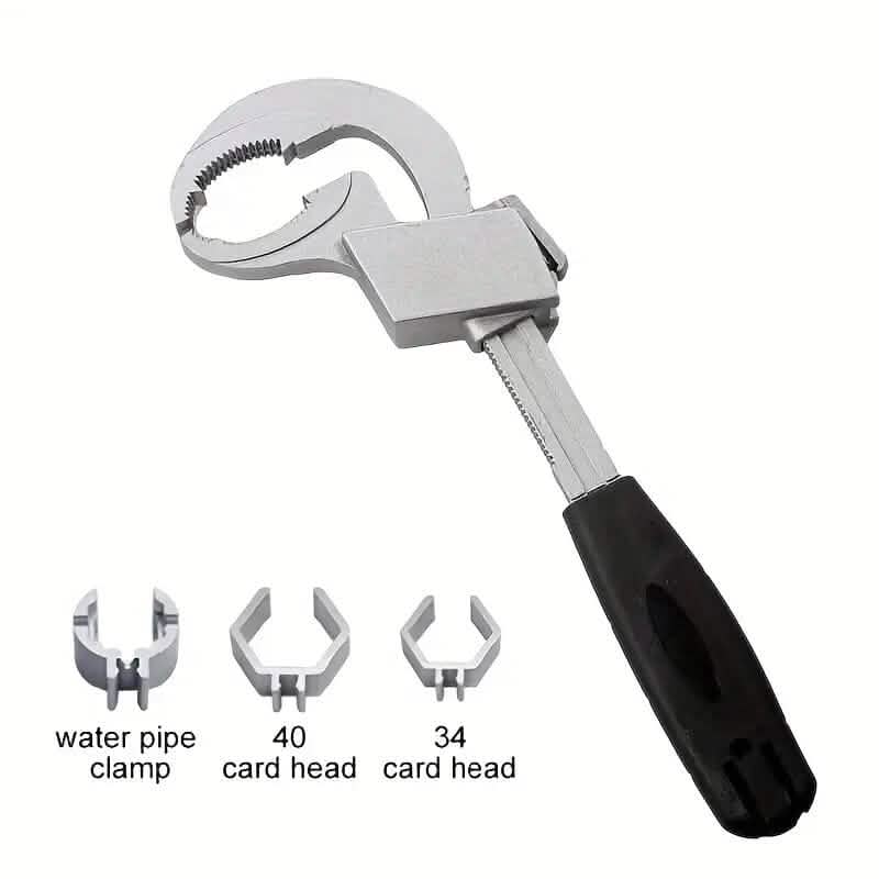 Clé à molette réglable en alliage d'aluminium