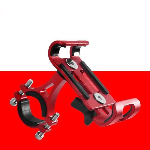 Support de téléphone portable pour moto en alliage d'aluminium