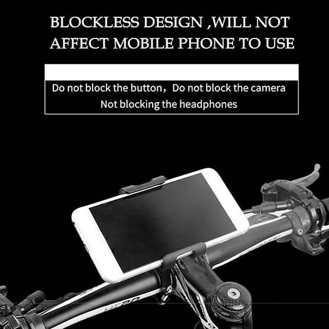 Support de téléphone portable pour moto en alliage d'aluminium
