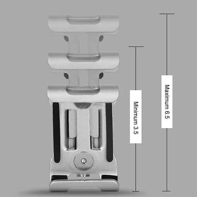 Support de téléphone portable pour moto en alliage d'aluminium