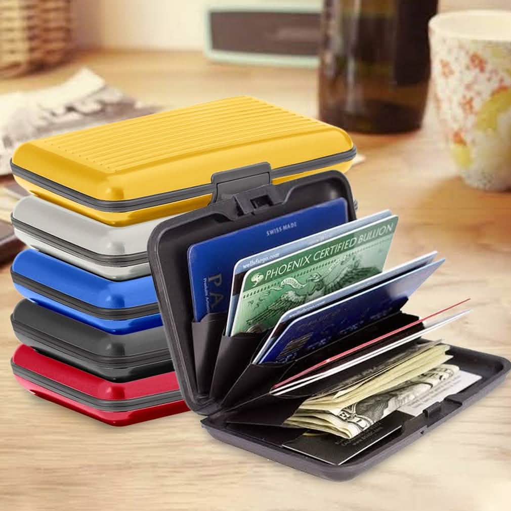 Étui Portefeuille Aluminium Anti-RFID pour Cartes de Crédit