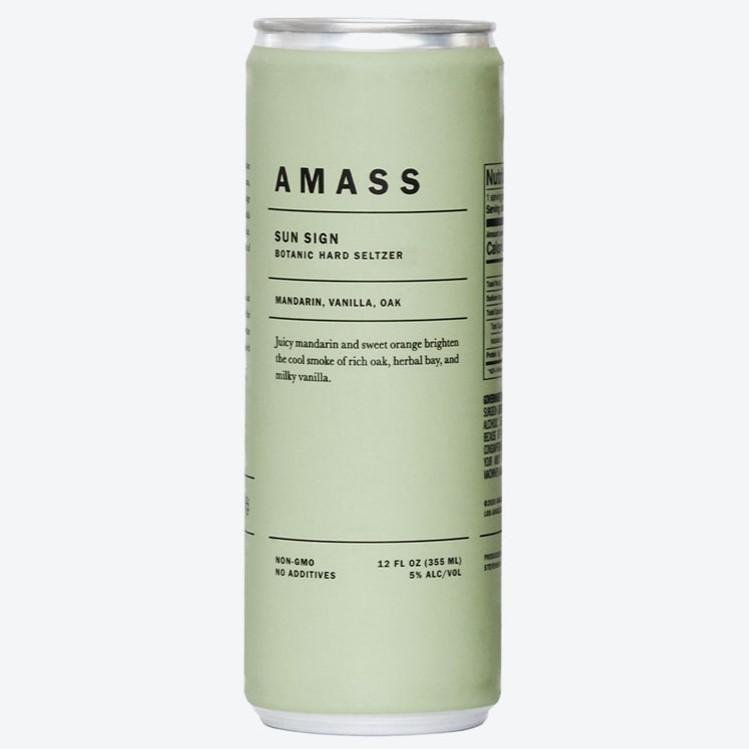 Amass Brands - Seltzer fortifié botanique « AMASS : Signe Solaire » (355 ml)