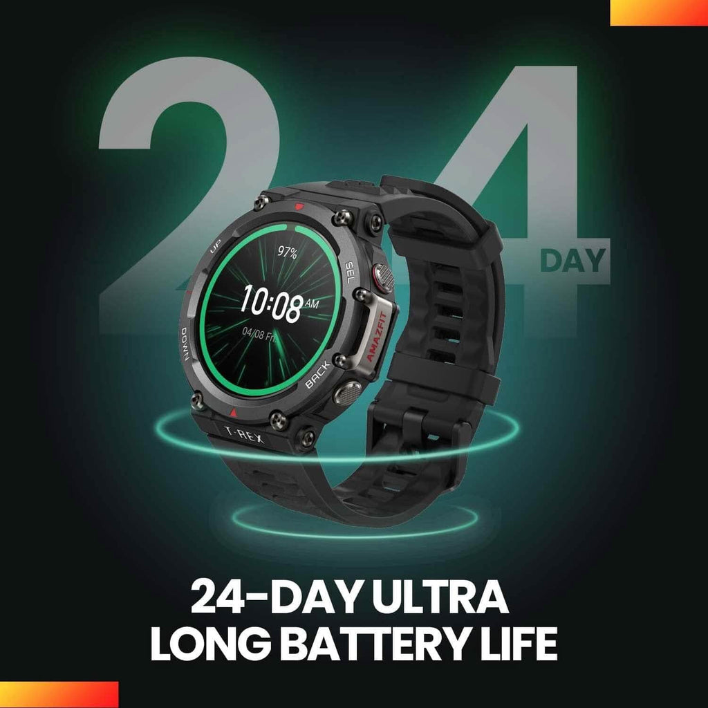 Montre intelligente Amazfit T-Rex 2 pour hommes (reconditionnée)