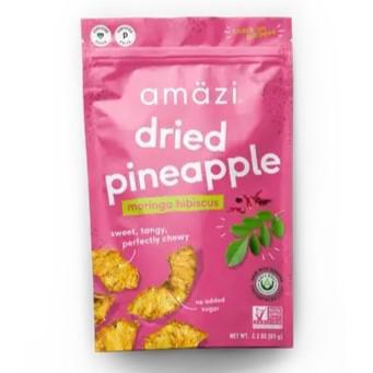 Amazi - Ananas séché « Moringa Hibiscus » (65g)