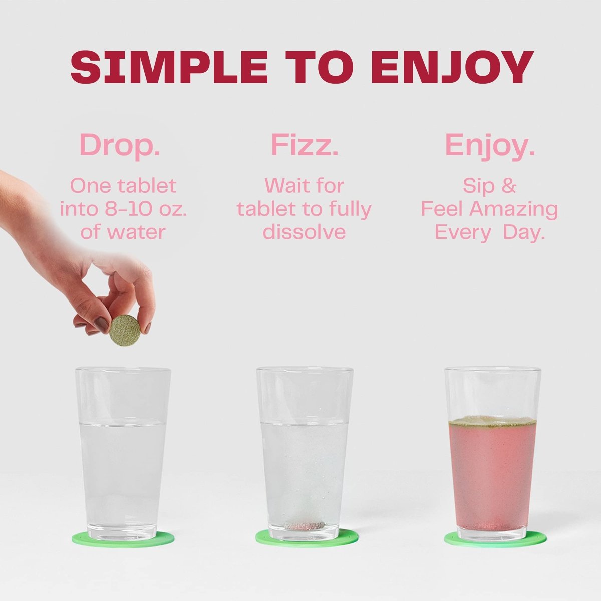 Amazing Grass Green Superfood Hydrate Fraise Limonade 10 Comprimés