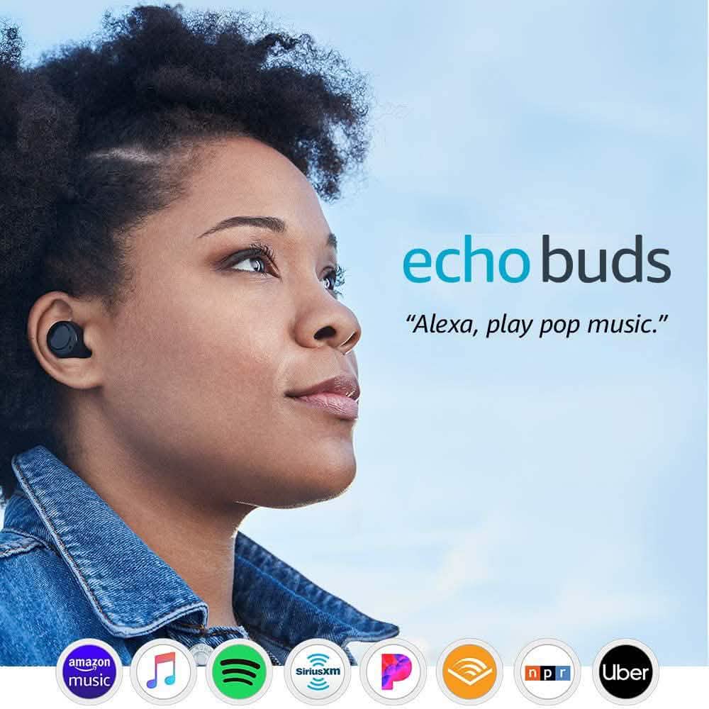 Écouteurs intra-auriculaires sans fil Amazon Echo Buds