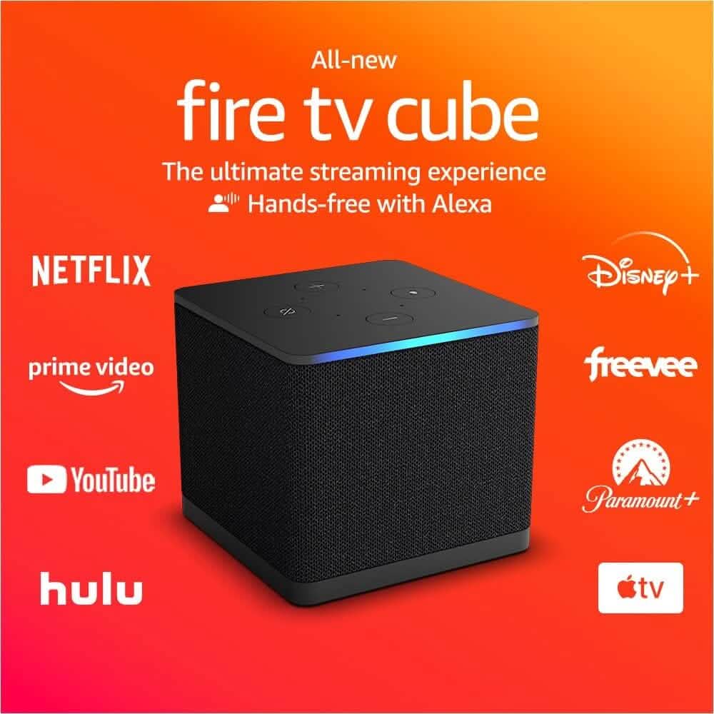 Amazon Fire TV Cube avec Alexa (Reconditionné)