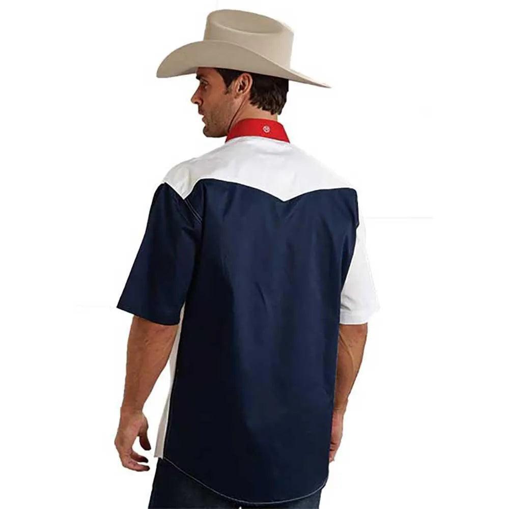 Chemise Western Homme Manches Courtes Roper Americana