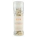 Sel de Source Ancestral - Cristaux de Sel de Source Naturels & Poivre Biologique avec Moulin en Verre (90G)