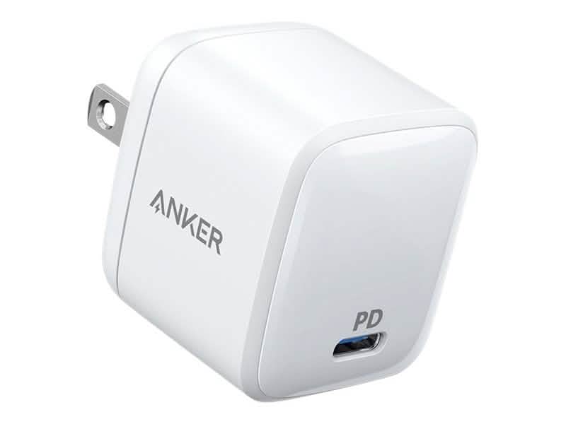 Chargeur mural USB-C compact 30 W Anker avec Power Delivery, PowerPort Atom (reconditionné)