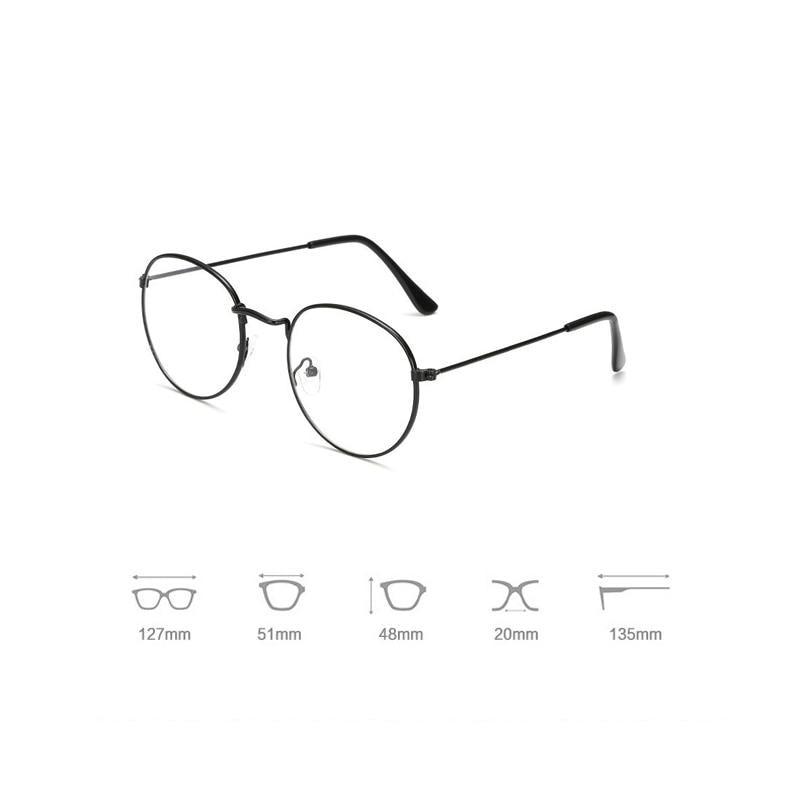 Lunettes Anti-Lumière Bleue Lunettes d'Ordinateur Protection des Yeux Pour Hommes et Femmes Mode Rondes Anti-Lumière Bleue Lunettes de Lecture Monture Métallique Pour Hommes Femmes Montures de Lunettes Dioptrie 0 à 4.0