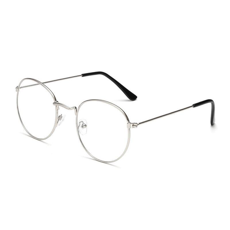 Lunettes Anti-Lumière Bleue Lunettes d'Ordinateur Protection des Yeux Pour Hommes et Femmes Mode Rondes Anti-Lumière Bleue Lunettes de Lecture Monture Métallique Pour Hommes Femmes Montures de Lunettes Dioptrie 0 à 4.0