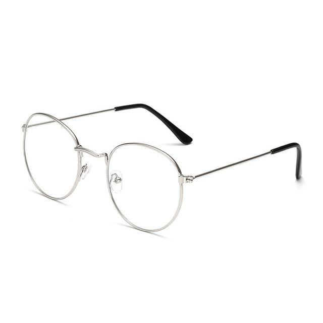 Lunettes Anti-Lumière Bleue Lunettes d'Ordinateur Protection des Yeux Pour Hommes et Femmes Mode Rondes Anti-Lumière Bleue Lunettes de Lecture Monture Métallique Pour Hommes Femmes Montures de Lunettes Dioptrie 0 à 4.0