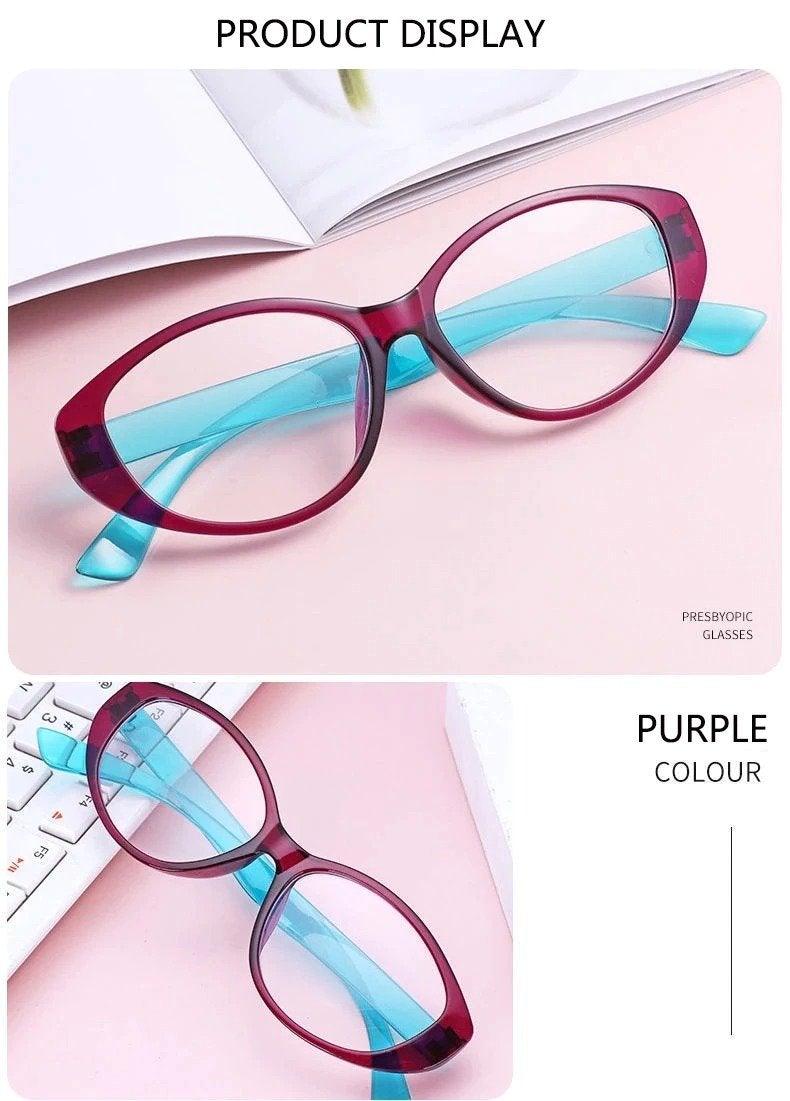 Lunettes de lecture anti-lumière bleue Attrayantes Lunettes de lecture anti-lumière bleue pour femme Lunettes de lecture œil de chat pour femme Anti-lumière bleue