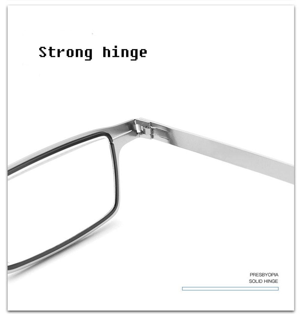 Lunettes de lecture anti-lumière bleue, monture métallique pliable, pour presbytie, avec étui, loupe fine, lunettes de sécurité avec verres transparents anti-buée et anti-rayures, enveloppantes, poignées antidérapantes, pour hommes et femmes, +3 +3.5 +4