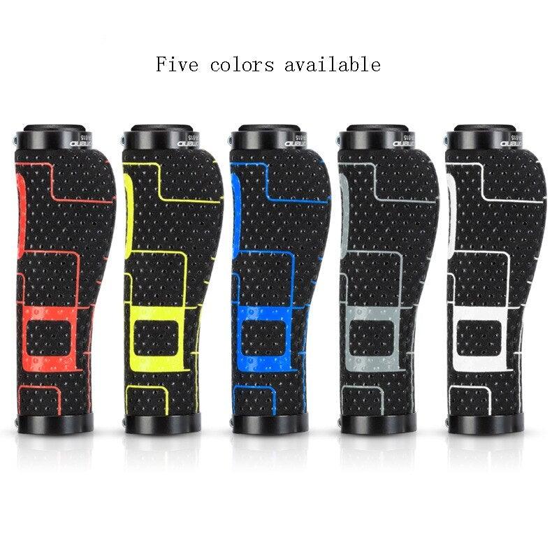 Poignées de vélo antidérapantes Poignées de guidon pour vélo Nouvelle génération de poignées de guidon avec inserts en gel souple Résistance aux chocs Ergonomie Confort