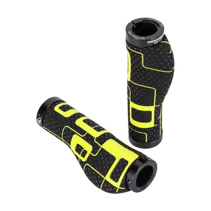 Poignées de vélo antidérapantes Poignées de guidon pour vélo Nouvelle génération de poignées de guidon avec inserts en gel souple Résistance aux chocs Ergonomie Confort