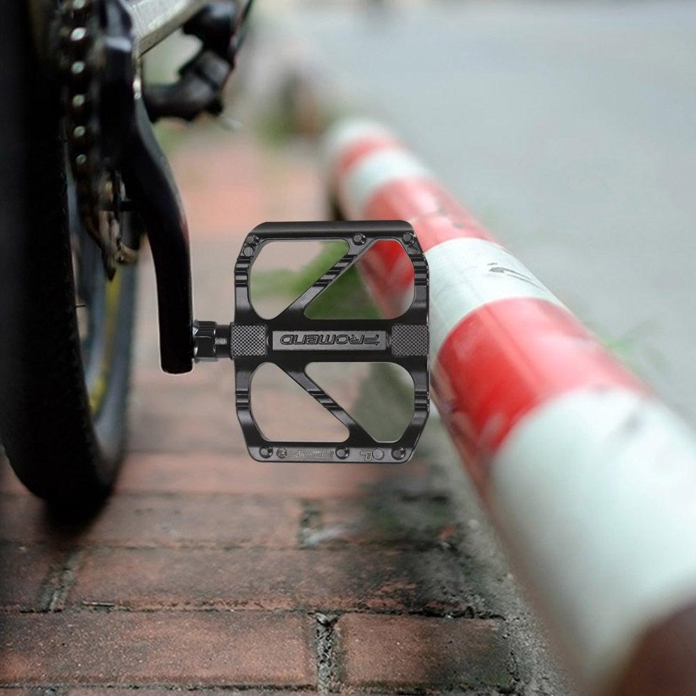 Pédale de vélo antidérapante ultralégère, pédale à dégagement rapide, pédale plate à 3 roulements pour accessoires de VTT et de route, pédales de VTT à 3 roulements, pédales de vélo plates en alliage, pédales plates en alliage antidérapantes