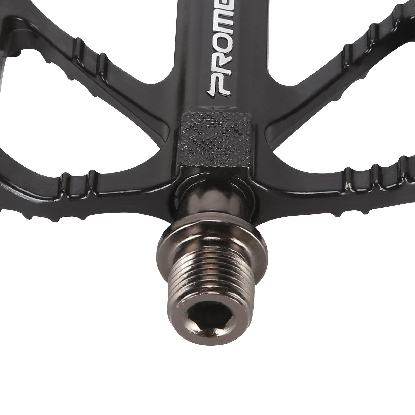 Pédale de vélo antidérapante ultralégère, pédale à dégagement rapide, pédale plate à 3 roulements pour accessoires de VTT et de route, pédales de VTT à 3 roulements, pédales de vélo plates en alliage, pédales plates en alliage antidérapantes