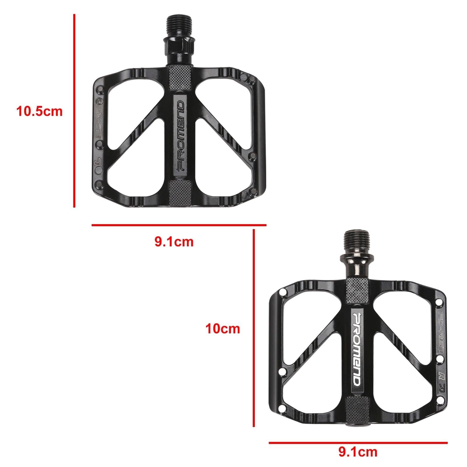 Pédale de vélo antidérapante ultralégère, pédale à dégagement rapide, pédale plate à 3 roulements pour accessoires de VTT et de route, pédales de VTT à 3 roulements, pédales de vélo plates en alliage, pédales plates en alliage antidérapantes