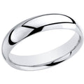 Alliance de mariage unisexe 5 mm polie miroir anti-ternissement