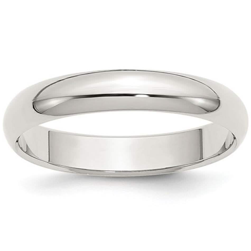 Alliance de mariage unisexe 5 mm polie miroir anti-ternissement