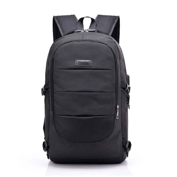 Sac à dos classique antivol étanche avec port de chargement USB et interface casque