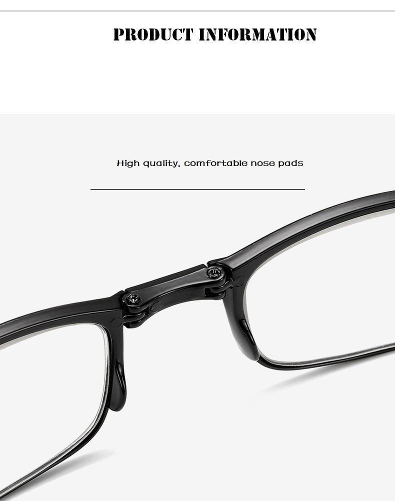 Lunettes de lecture pliantes anti-reflets UV pour femme et homme, monture de luxe rétro en TR, charnières à ressort, bloqueurs de lumière bleue +1.0 +1.5 +2.0 +2.5 +3.0 +3.5 +4.0