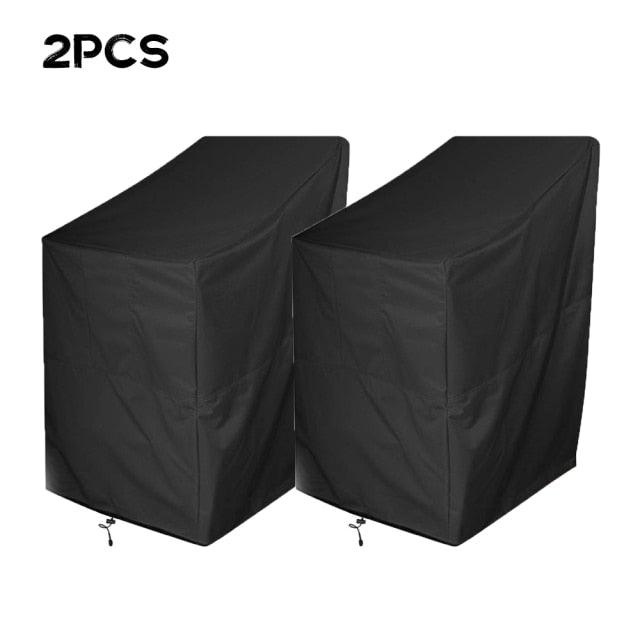 Housse de meuble anti-UV, anti-neige, anti-vent, indéchirable, anti-décoloration, housse de protection pour chaise de jardin extérieur, imperméable et anti-poussière, housse de siège pour chaise.