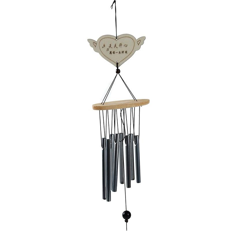 Carillons éoliens anciens à tubes résonants avec crochet en S, cadeau de qualité pour jardin, patio, balcon et décoration intérieure, cloches à vent suspendues pour salon, chambre, maison, cadeau, voiture, extérieur, cour, jardin, décoration.
