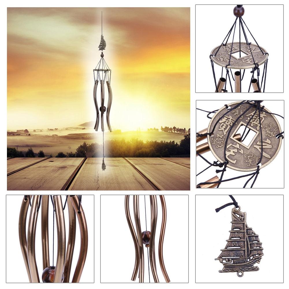 Carillons éoliens antiques Amazing Grace, carillons éoliens Amazing Grace profonds, carillons éoliens Chapel Bells, carillons éoliens pour porte, mur, décoration intérieure, carillons éoliens Church Bell à tonalité profonde et au son résonant