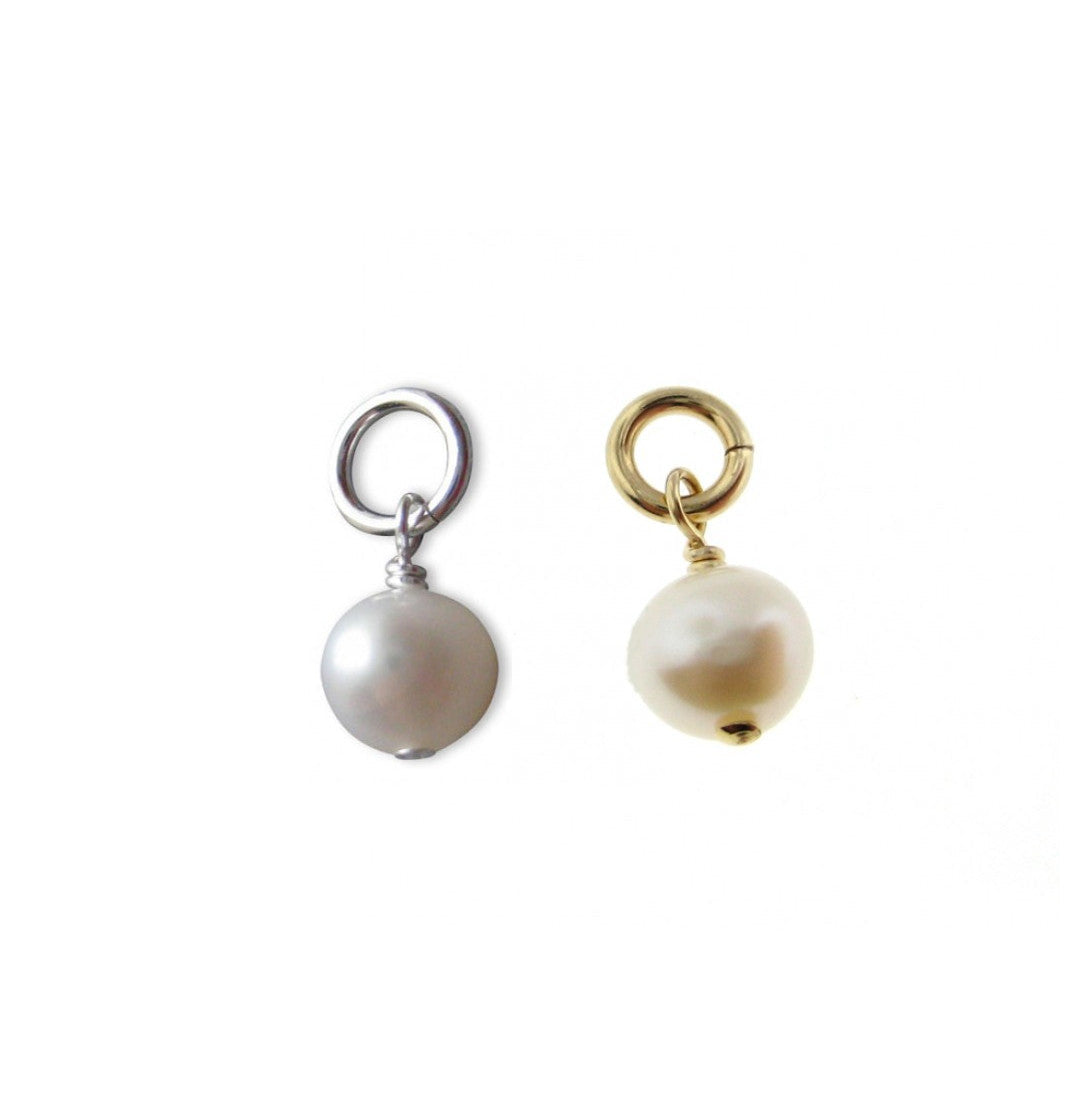 Add a Freshwater Pearl Charm – Gold Filled or Sterling Silver
