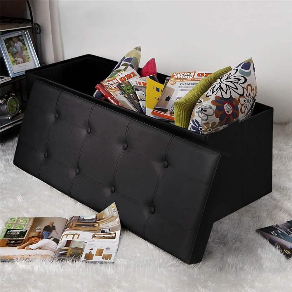 Banc de rangement pliant AOZRYNL de 43 pouces