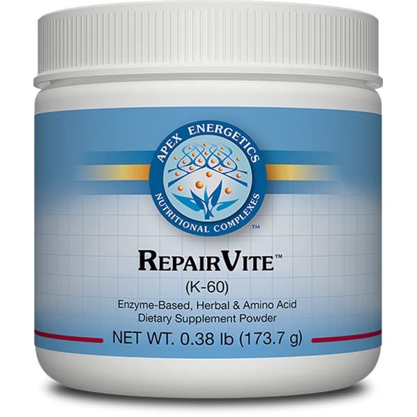 Apex Energetics K-60 REPAIRVITE (173g) à base d'enzymes, de plantes et d'acides aminés