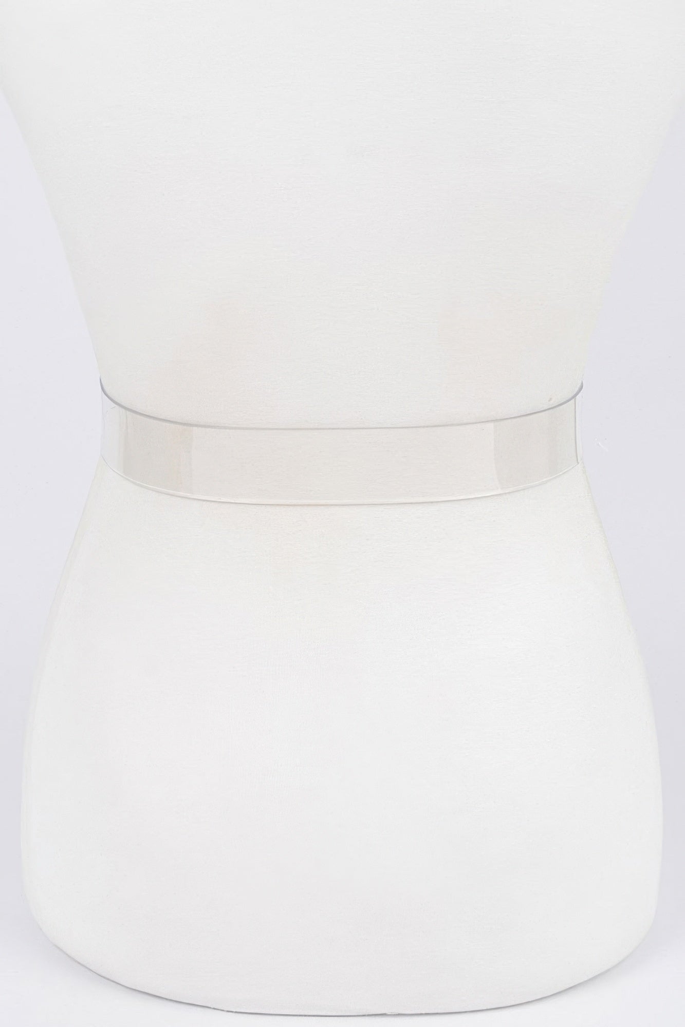 Ceinture végane à boucle métallique