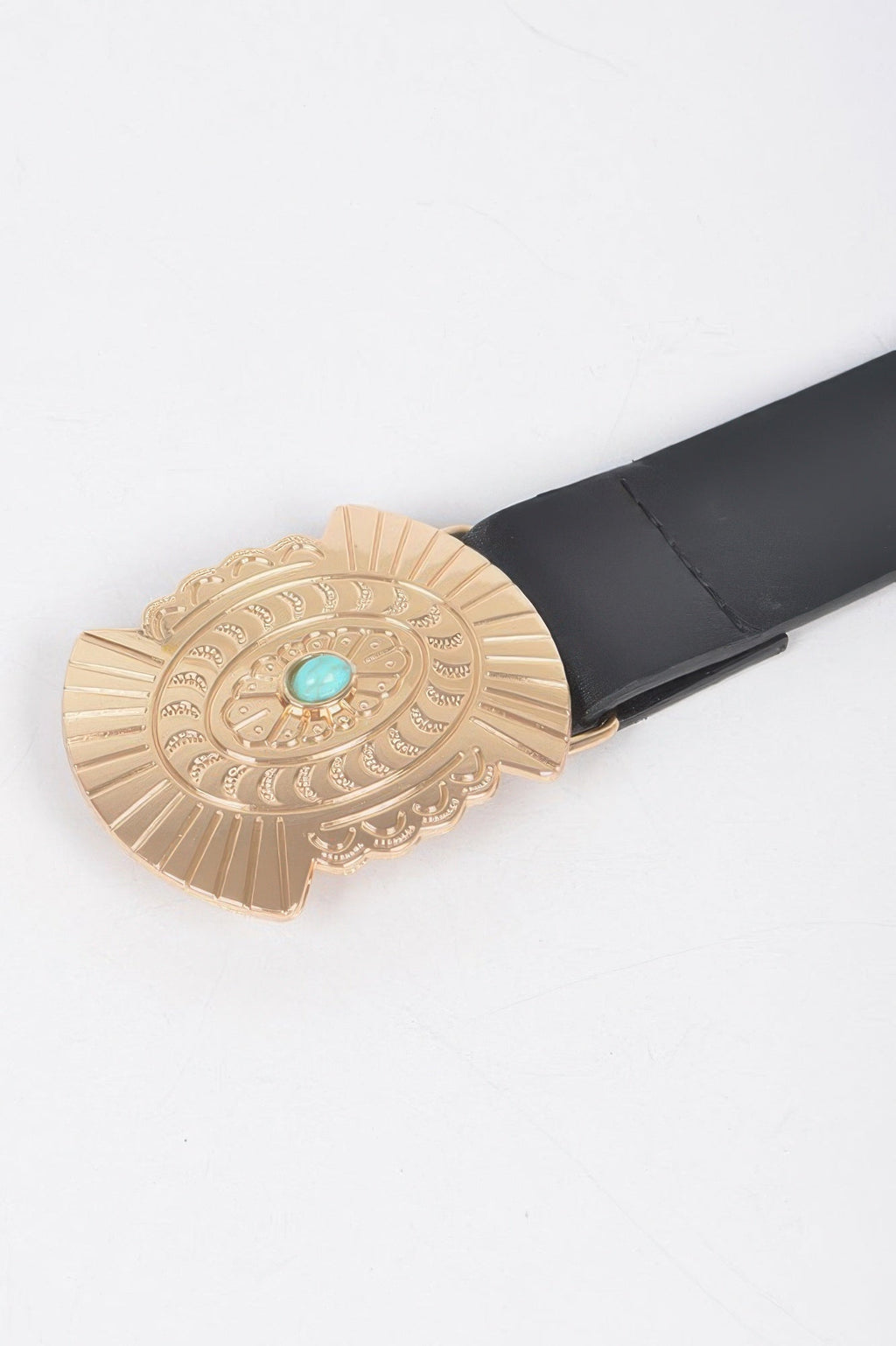 Ceinture de style western avec turquoise