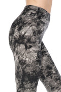 Legging de style yoga gris taille haute