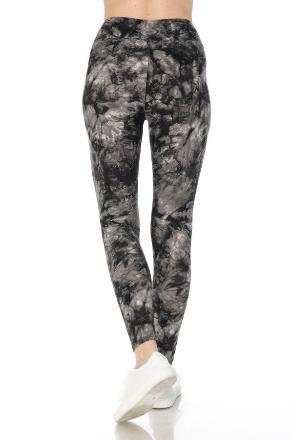 Legging de style yoga gris taille haute