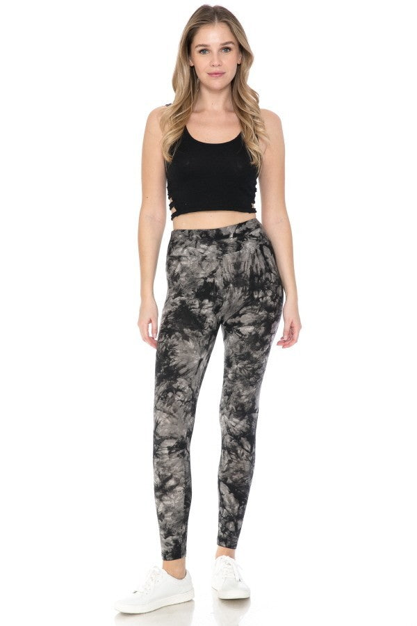 Legging de style yoga gris taille haute