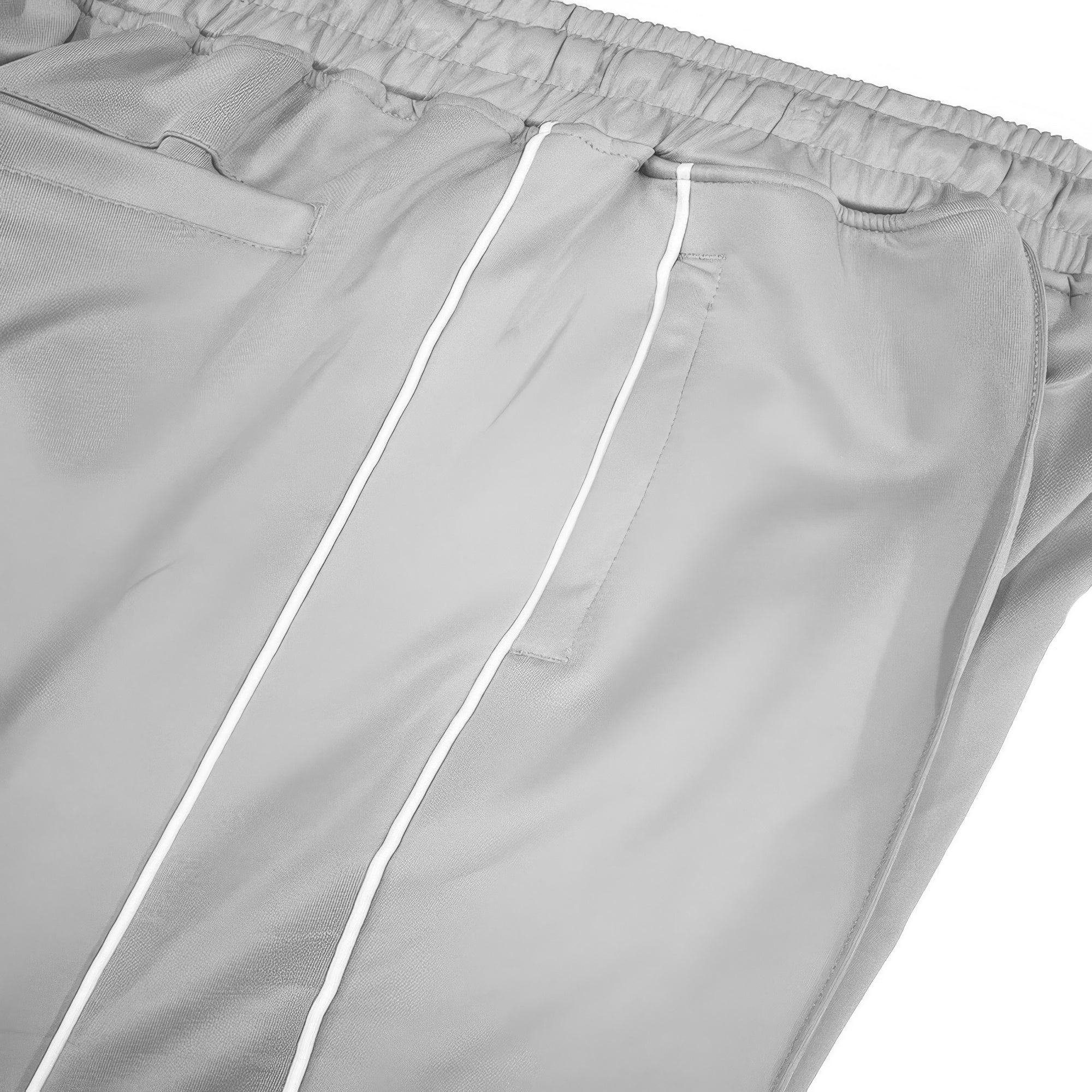 Pantalon flare empilé à la coupe droite pour homme