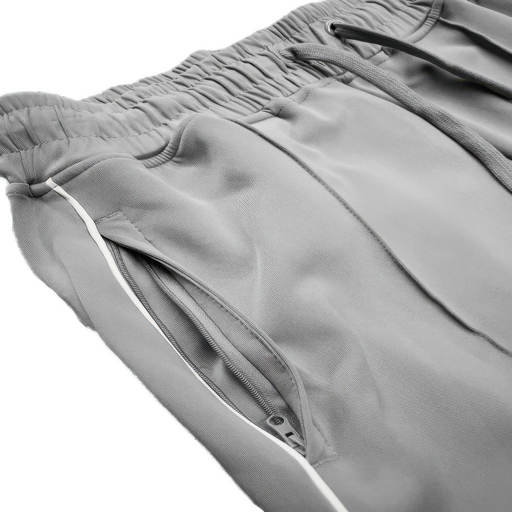 Pantalon flare empilé à la coupe droite pour homme