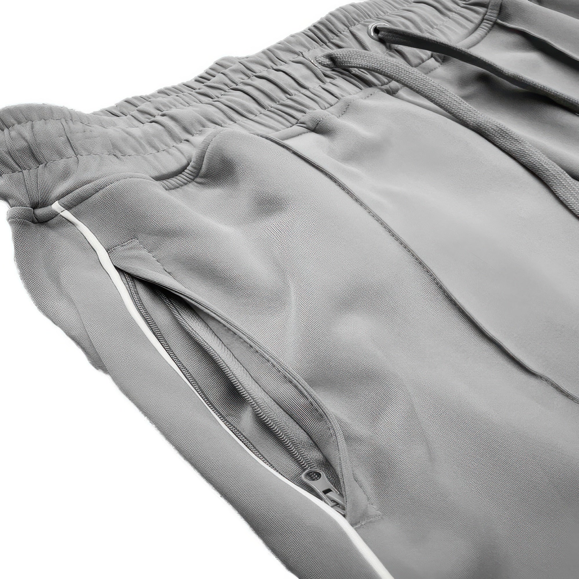 Pantalon flare empilé à la coupe droite pour homme
