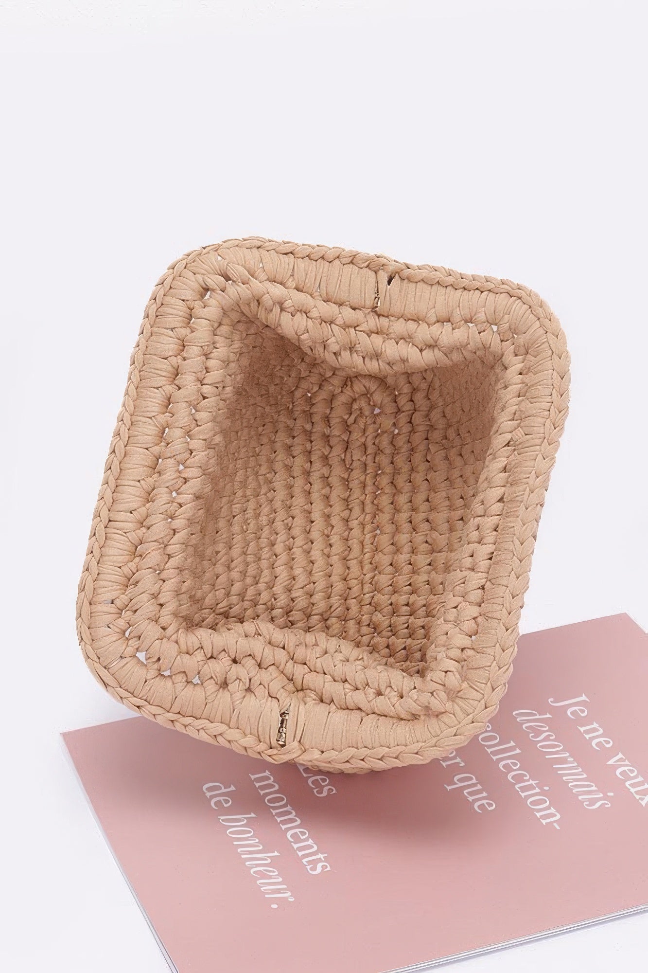 Pochette en coton tressé