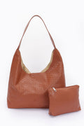 Sac à bandoulière en faux cuir embossé