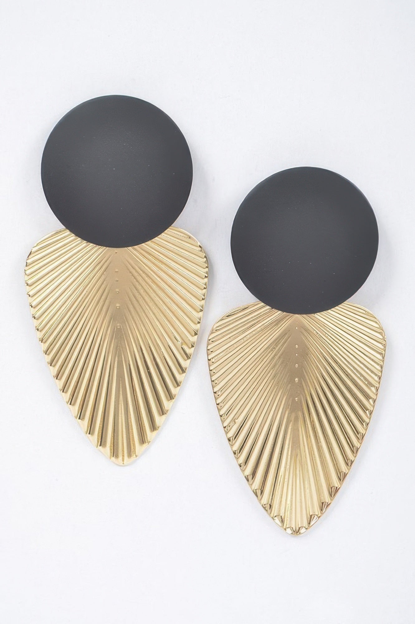 Boucles d'oreilles pendantes Formes géométriques 7,5 cm