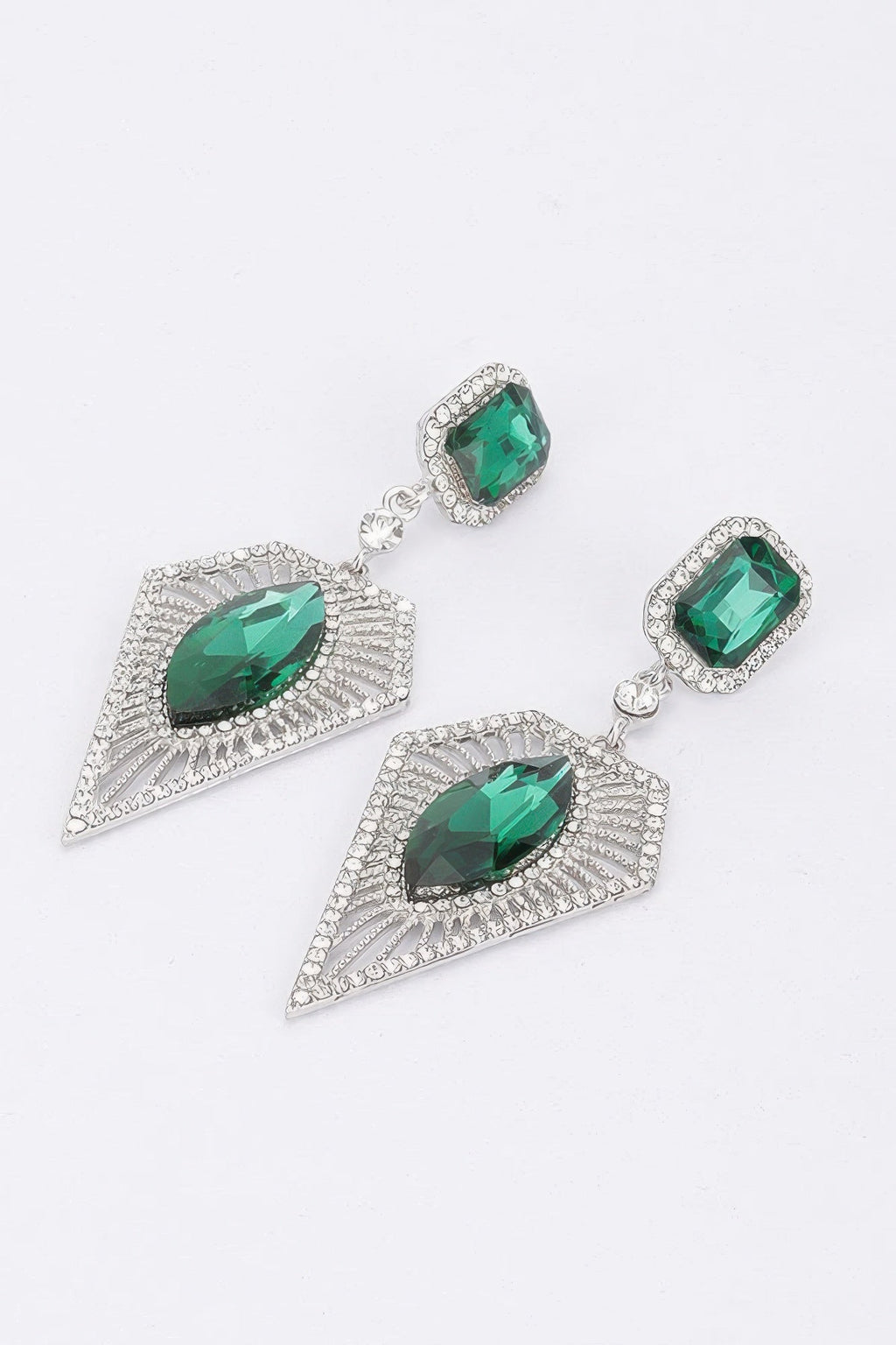 Boucle d'oreille en strass