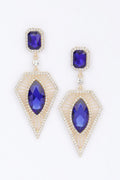Boucle d'oreille en strass