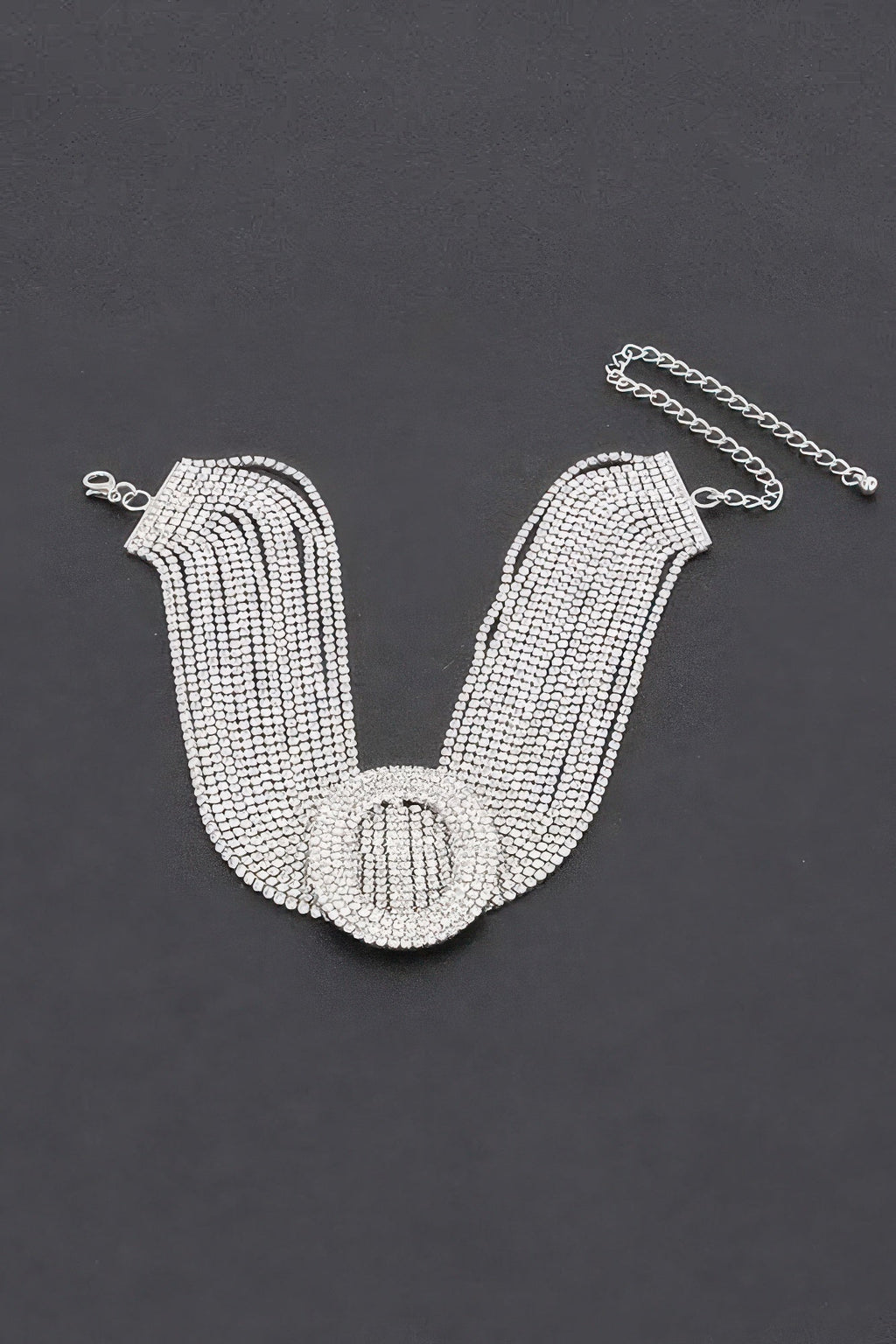 Collier ras de cou en strass