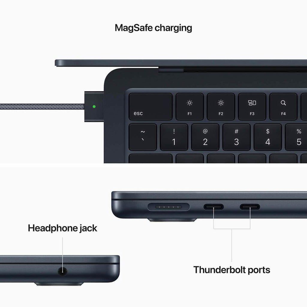 Apple MacBook Air 2022, Puce M2, Écran 13,6 pouces, 8 Go, 256 Go, MLY33LL/A (Reconditionné)